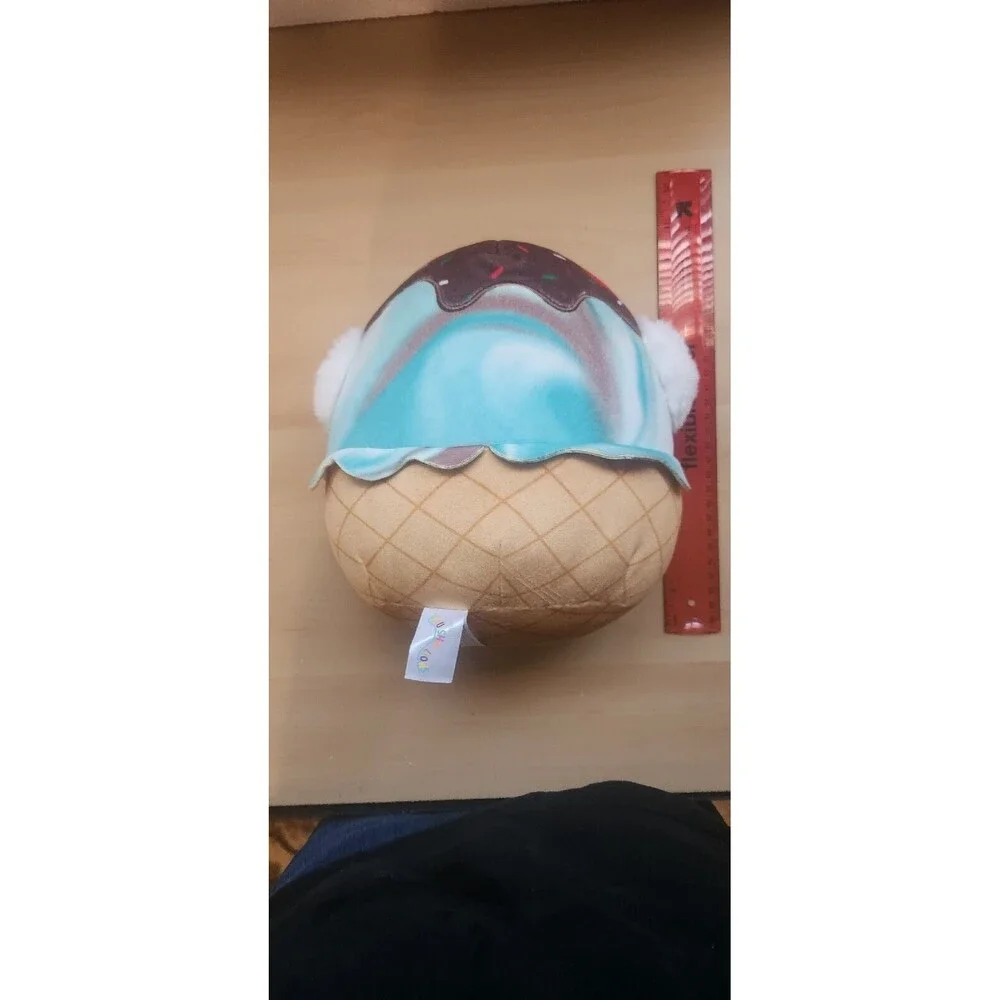Kellytoy Squishmallow Maya the Mint Chocolate Ice Cream Christmas Plush Toy 10”